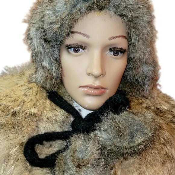 Chanel Fur Merino Wool Fabric Winter pompom Hat